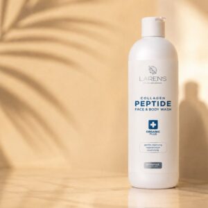 Collagen Peptide Face & Body Wash i aktywne składniki odżywiające skórę